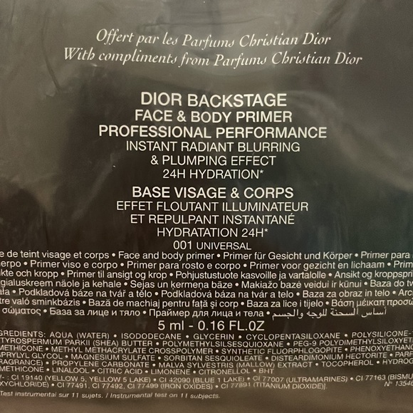 Dior Backstage Face and body Primer Set - Picture 8 of 8
